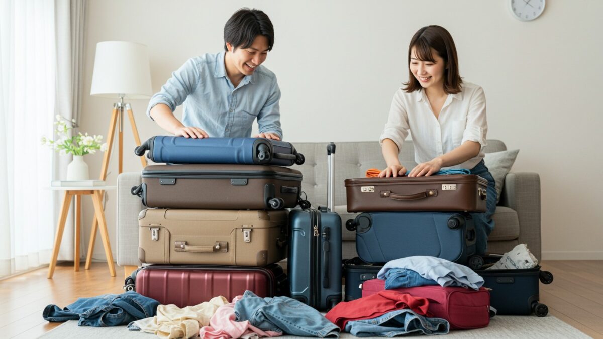 1週間の海外旅行に最適なスーツケースとは