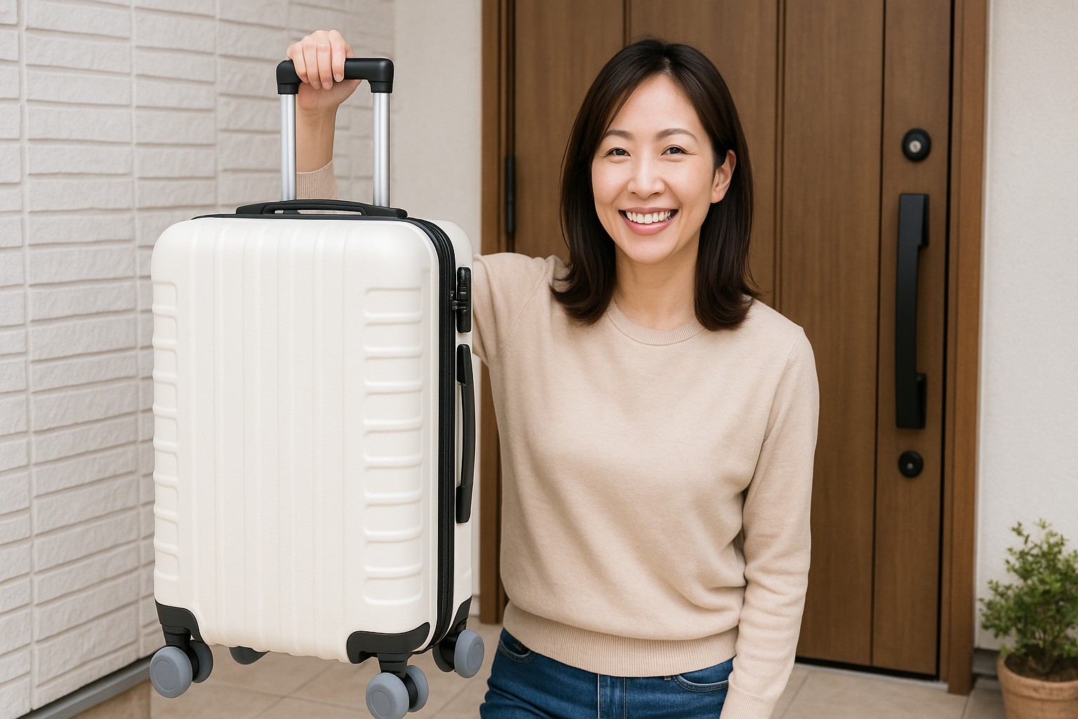 【知らなきゃ損】スーツケースのキャスターゴムは100均グッズで補修！