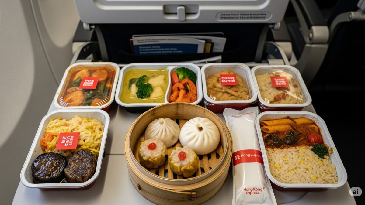 香港エクスプレス機内食を徹底解説!メニューと裏技