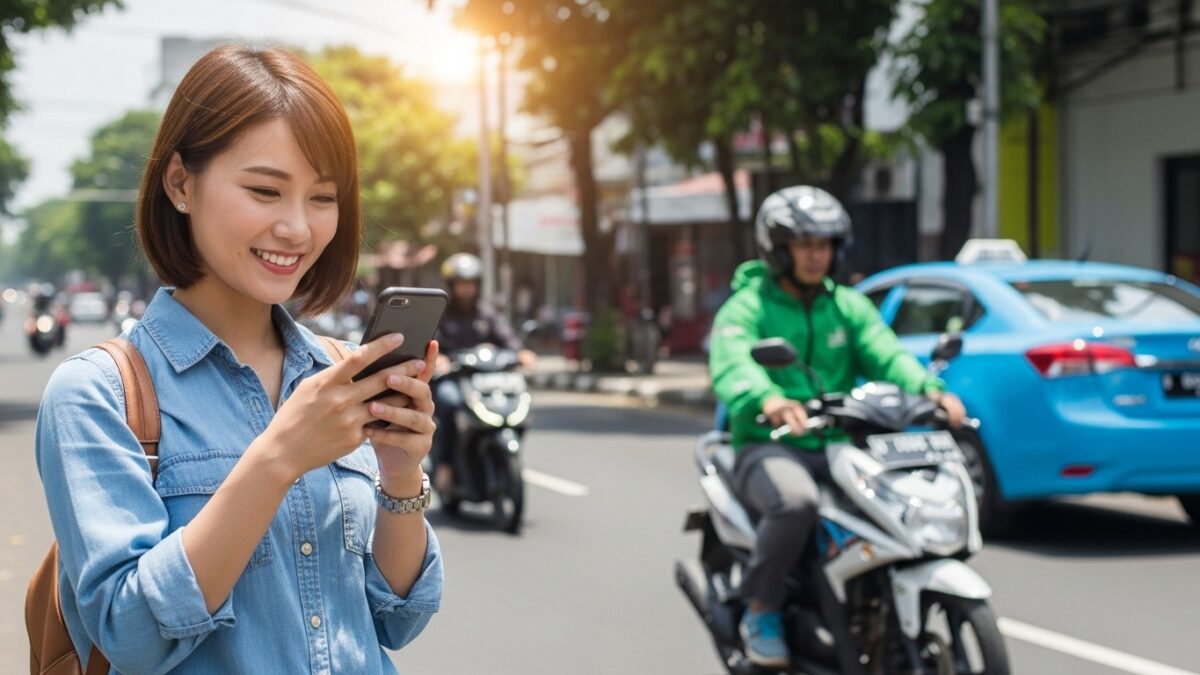 インドネシア タクシーアプリ1