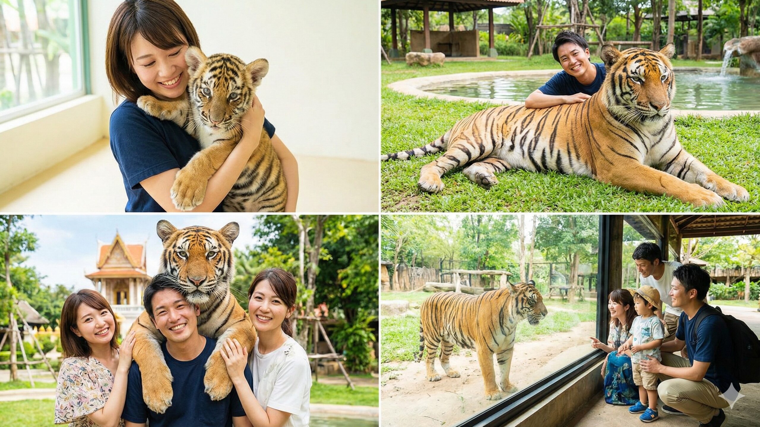 バンコク 虎と写真0