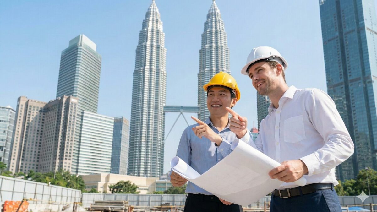 マレーシア ツイン タワー 傾き2